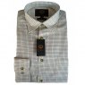 Mini tattersall check shirt in cotton and wool