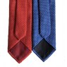Silk tie: red with white pin-dots