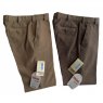 Beige corduroy trousers made in Germany by Meyer