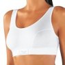 Sloggi Double Comfort top bra in white and black