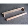 Traditional wooden roller towel holder