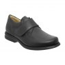 Anatomic Gel men's Tapajos black leather shoe with velcro fastening