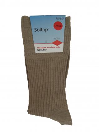 HJ Hall Softop sock sizes 6-11, 11-13, 13-15 in stock