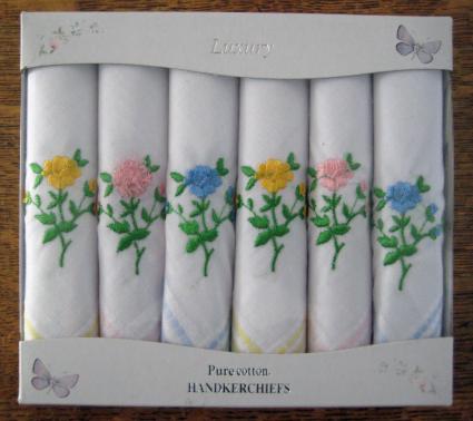 Ladies handkerchiefs for Mother's Day