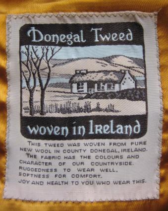 Corrib Donegal tweed overcoat from Magee