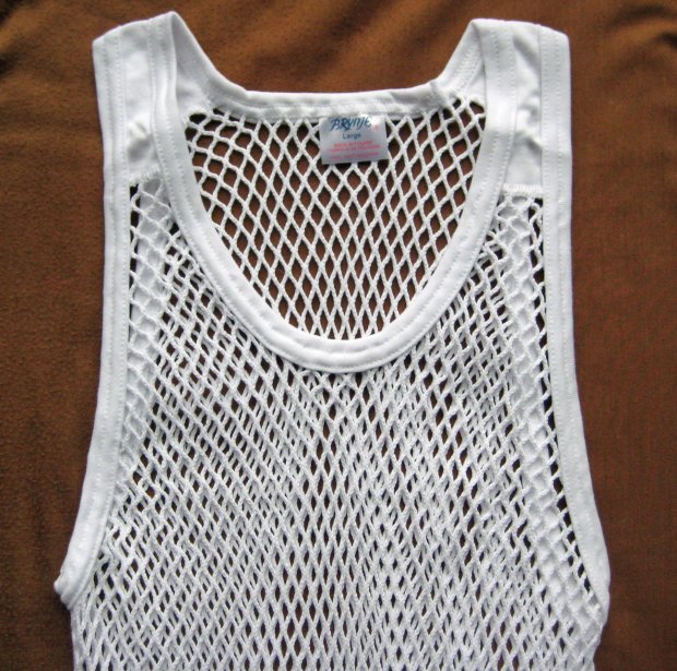 Traditional string vests keep you cool in summer heat