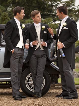 Men's hirewear from Aidan Sweeney at Buckland Hall Wedding Fayre near Brecon 