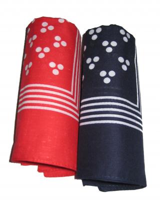 Large patterned hankies: lots more uses