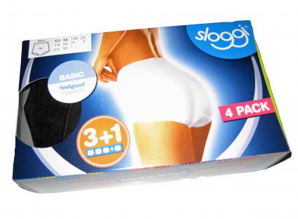 3+1 Sloggi: special packs of 4 Sloggi ladies briefs