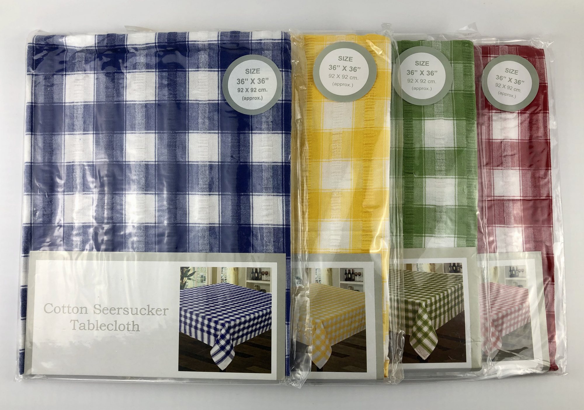 Seersucker tablecloths square cotton seersucker tablecloths 36 ins