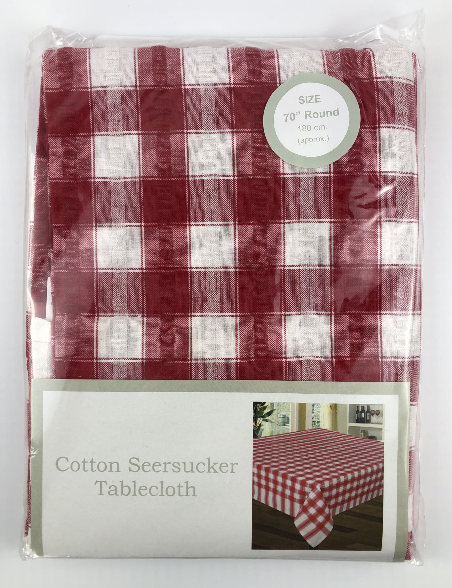 Seersucker tablecloths round cotton seersucker tablecloths 70 ins di