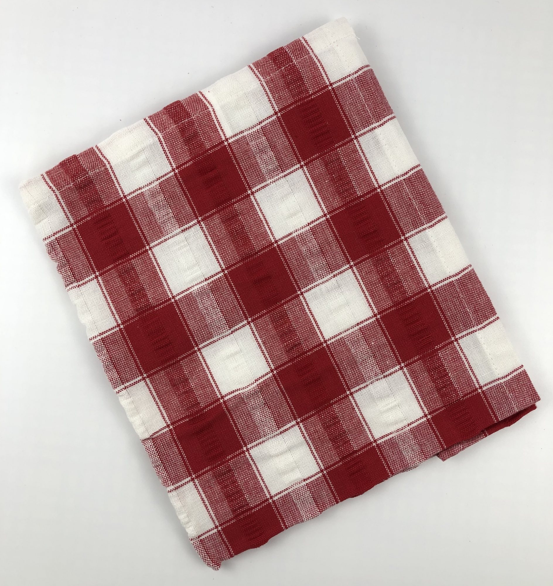 Seersucker napkins blue green yellow check napkins napkins and tab