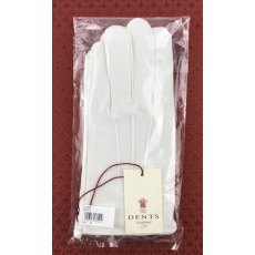 White cotton gloves by Dents