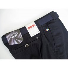 Meyer men's chinos - navy blue