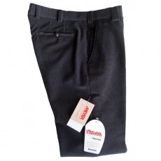 Meyer wool corduroy trousers - navy blue