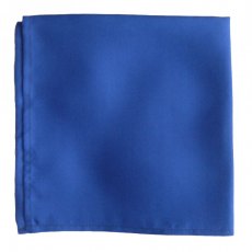 Silk handkerchief: royal blue