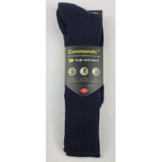 Commando tough wool blend socks by HJ Hall in navy, olive, khaki, &  black