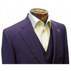 Made to measure suit: imperial purple