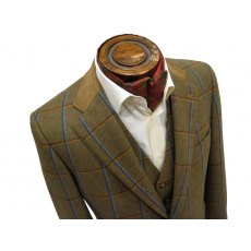 Country tweed sports jacket and waistcoat