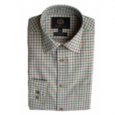 Viyella tattersall check men's shirt VY0110 in Green (colour 713)