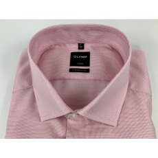 Olymp pink long sleeve men's shirt