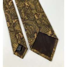 Silk tie: gold pheasant design