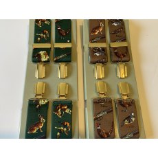 Country sport trouser braces with clips
