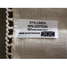 Linen/cotton chair back (antimacassar) Linen/cotton chair back (antimacassar)