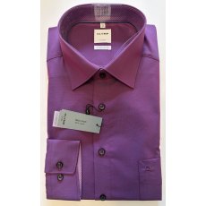 Olymp plain purple long sleeve shirt Olymp plain purple long sleeve shirt