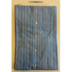 Long sleeve shirt with wide blue stripes: Stephens Brothers Long sleeve shirt with wide blue stripes: Stephens Brothers