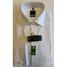 Olymp white cotton long sleeve shirt Olymp white cotton long sleeve shirt