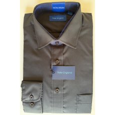 Peter England long sleeved black shirt