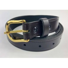 Men's leather belts in black and brown