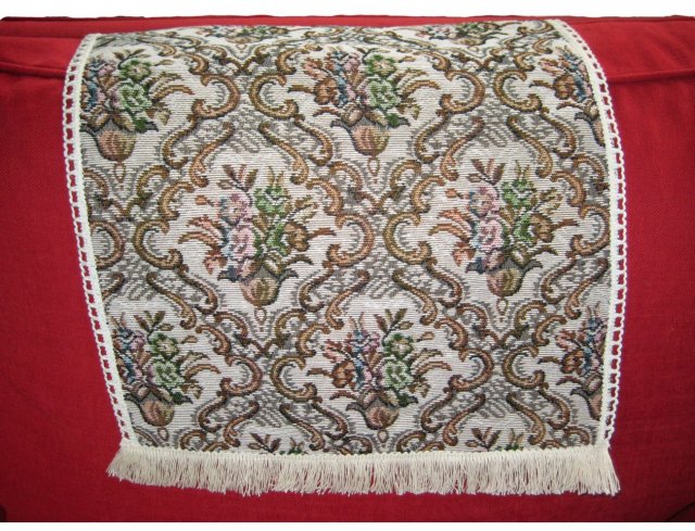 Tapestry antimacassar chair back protector