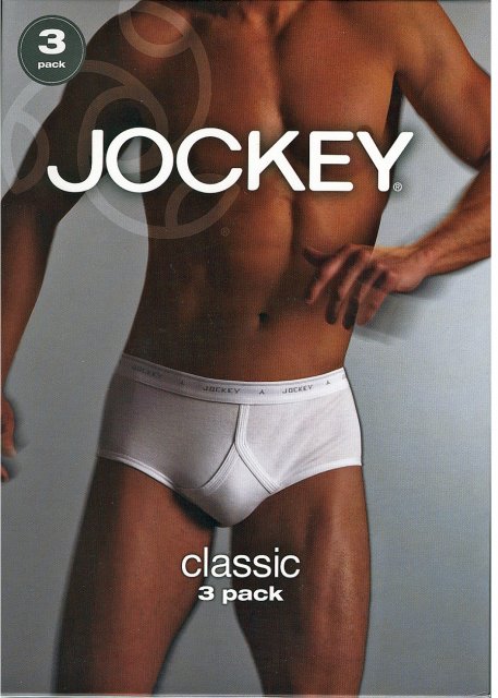 Jockey classic briefs 3 pack white