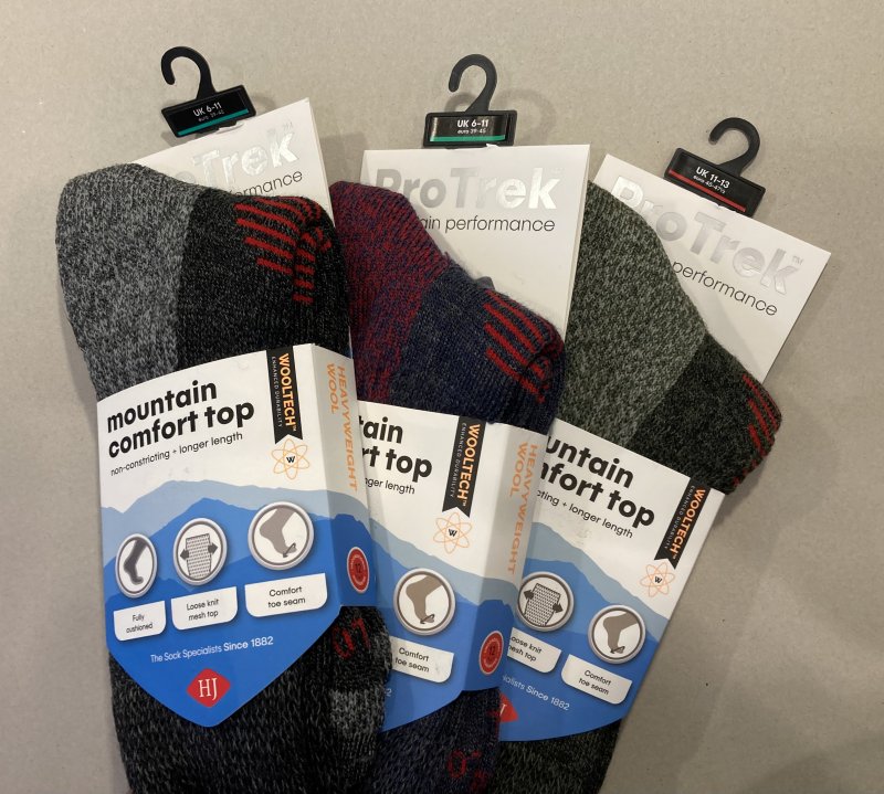 ProTrek Mountain Comfort Top socks HJ703 in 3 colours