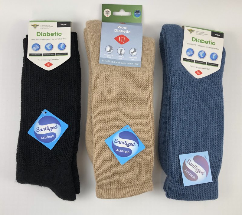 Diabetic socks from H J Hall available online from UK