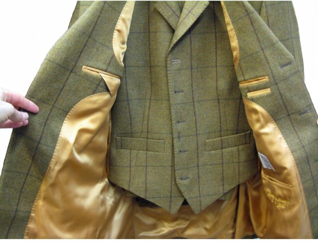 Tweed shooting suit