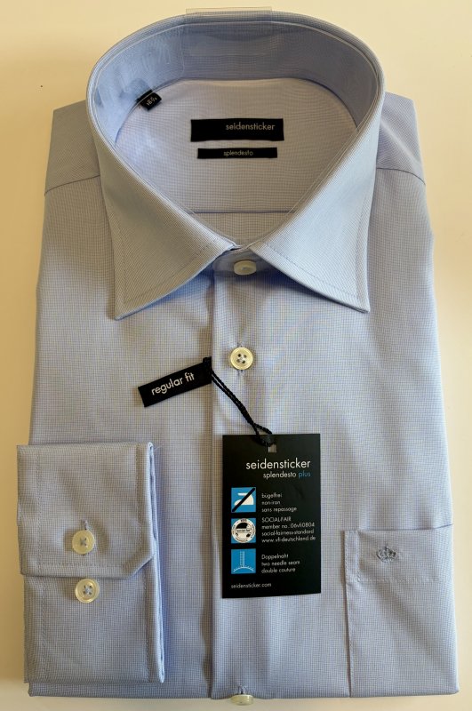 Seidensticker Spendesto blue long sleeve shirt