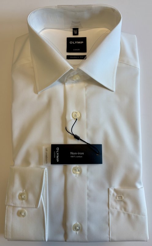 Olymp cream long sleeve shirt