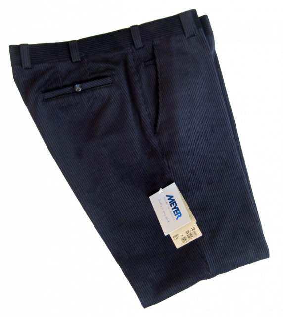 Meyer heavyweight mens cords navy blue