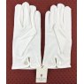 White dress gloves for weddings made in England by Dents