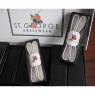 St George armbands (sleeve garters) in presentation box