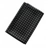 Silk handkerchief: black with white spots