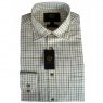 Brown and green check Viyella country check shirt