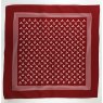 22 inch square spotted cotton hanky
