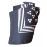 Blue spotted handkerchief 22 inches square