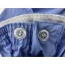 Button and elastic waist poly cotton pyjamas for men