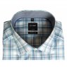 Olymp Luxor shirt: blue and green check