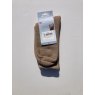 H J Hall H J Hall diabetic socks in wool: size 4-7, in black & oatmeal
